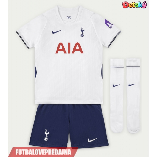 Lacne Dětský Futbalové dres Tottenham Hotspur Jan Paul van Hecke #6 2026-27 Krátky Rukáv - Domáci (+ trenírky)